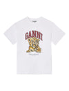 GANNI T-shirts and Polos White
