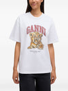 Ganni Baby Tiger organic cotton t-shirt