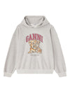 Ganni Margot Kitty organic cotton hoodie