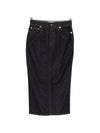 Givenchy Denim long skirt