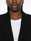 Emporio Armani Pinstripe single-breasted blazer jacket