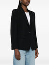 Emporio Armani Pinstripe single-breasted blazer jacket