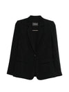 Emporio Armani Pinstripe single-breasted blazer jacket