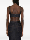 Givenchy Denim cotton bra top