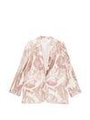 Alysi Printed single-breasted jacket