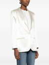 Alysi Silk & Nylon Single-breasted blazer jacket