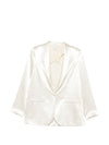 Alysi Silk & Nylon Single-breasted blazer jacket