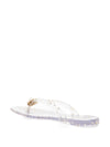 Casadei Jelly Glitter Flip Flops