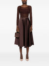 Elisabetta Franchi Skirts Brown