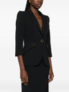 Elisabetta Franchi V-neck Single-breasted blazer jacket