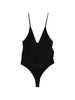 Elisabetta Franchi V-neck adjustable shoulder straps brief cut Bodysuit