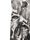Alysi V-neck print detail sleeveless Printed silk dress