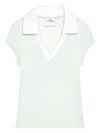 Courreges Pre CourrÃ¨ges Logo cropped polo shirt