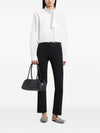 Courreges Pre CourrÃ¨ges Ribbed knitted trousers
