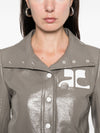 Courreges Re-Edition Faux leather jacket