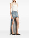 Courreges Pre CourrÃ¨ges Denim cotton skirt