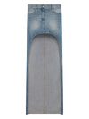Courreges Pre CourrÃ¨ges Denim cotton skirt