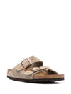 Birkenstock Arizona Suede sandal.