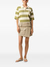 Ami Paris Ami De Coeur striped polo shirt