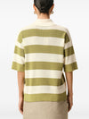 Ami Paris Ami De Coeur striped polo shirt