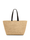 Ami Paris Natural Rafia Heartfriend Tote Bag