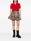 Ganni Nylon mini skirt