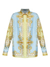 Versace Shirts Clear Blue