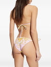 Versace Barocco print bikini top