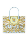 Versace La Medusa Printed Large Canvas Tote