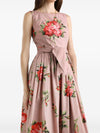 Dolce & Gabbana-Rose Bouquet Print cotton dress