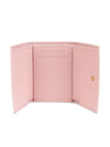 Dolce & Gabbana-Women's Pink Leather Flap French Wallet