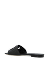 Dolce & Gabbana-DG-logo leather slides