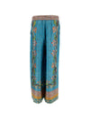 Pierre Louis Mascia Printed silk trousers