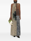 Pierre Louis Mascia Printed silk dress