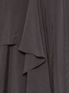 Alysi V-neck sleeveless ruffle detail Long dress