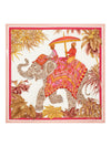 Ferragamo Silk Scarf With Indian Print