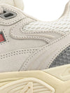 Autry HYPERWAY SNEAKERS IN WHITE AND SILVER MESH AND SUEDE