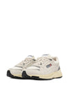 Autry HYPERWAY SNEAKERS IN WHITE AND SILVER MESH AND SUEDE