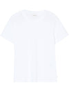 Closed Whitecrew neckshort sleevesstraight hem Cotton t-shirt