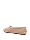 Tod'S Metal Dots Ballerinas in Nappa Leather