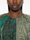 Pierre Louis Mascia Silk and cotton blend long dress