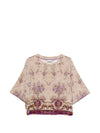 Pierre Louis Mascia Printed silk blouse