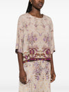 Pierre Louis Mascia Printed silk blouse