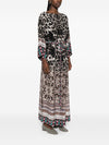 Pierre Louis Mascia Printed silk dress