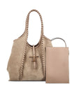 Tod'S T Timeless Shopping Bag In Suede Medium