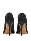 Ferragamo 90mm macramé pumps