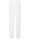 Via Masini 80 Linen wide-leg trousers
