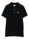 Maison Kitsuné Maison KitsunÃ© Baby Fox cotton polo shirt