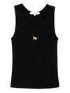 Maison Kitsuné Maison KitsunÃ© Baby Fox cotton tank top