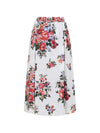 Dolce & Gabbana-floral print midi skirt